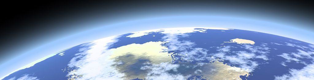 A view of the earth from space A view of the earth from space