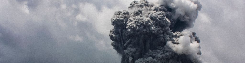 Ash erupting from a volcano Ash erupting from a volcano