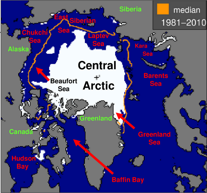 Arctic Sea Ice In 2015 Met Office