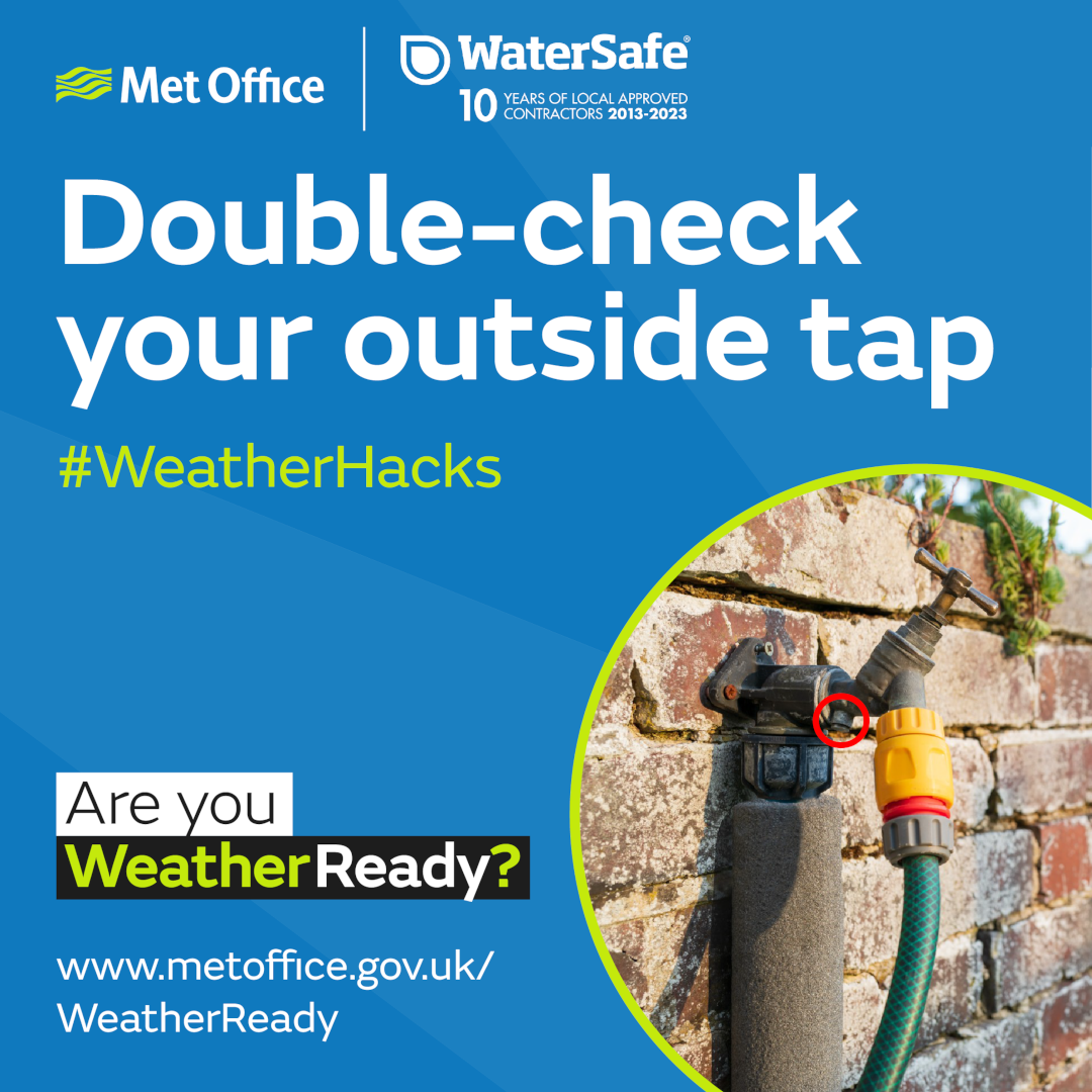 WaterSafe WeatherHack - Double-check your outside tap